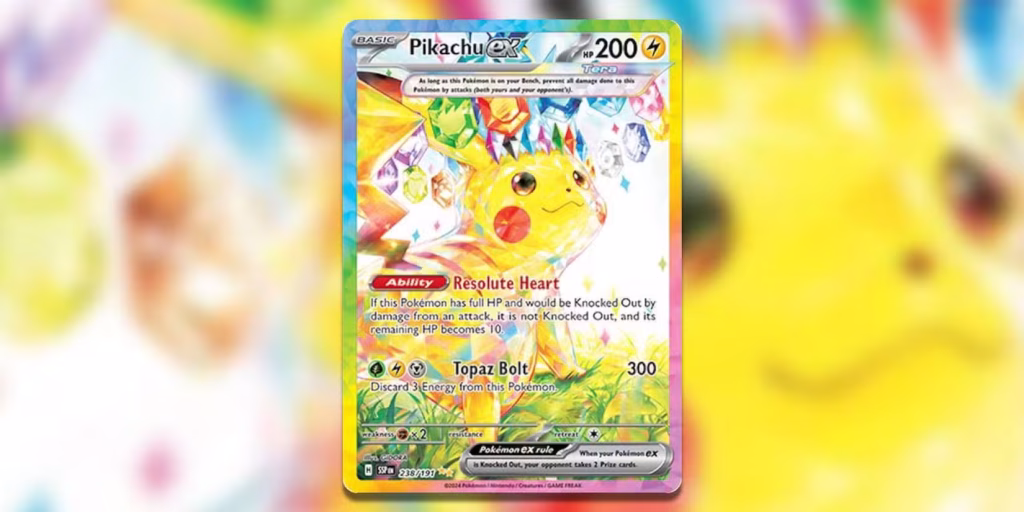 Pokémon TCG Pikachu ex 238