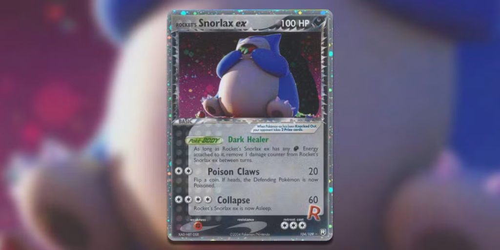 Pokémon TCG Rocket’s Snorlax ex