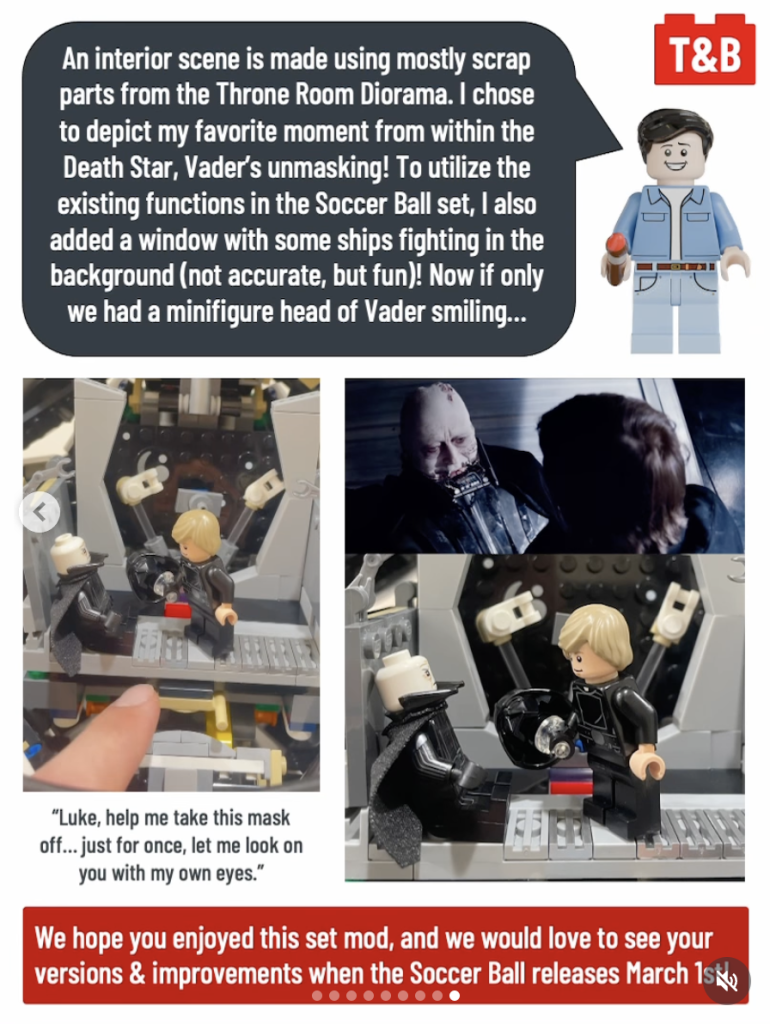 LEGO Editions 43019 Soccer Ball into star death (9)