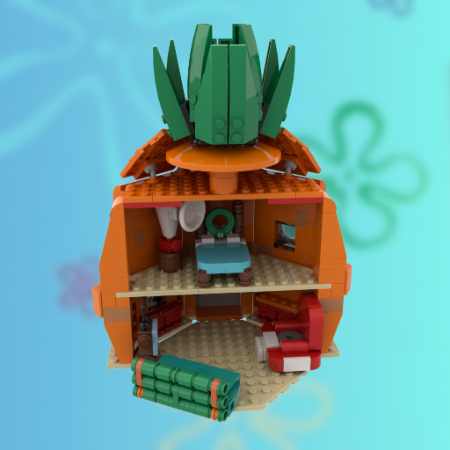“SpongeBob’s Pineapple House” від DrizzleLEGO (2)