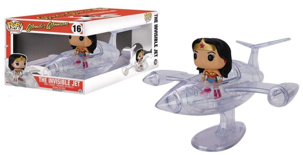 Funko Pop Invisible Jet with Wonder Woman