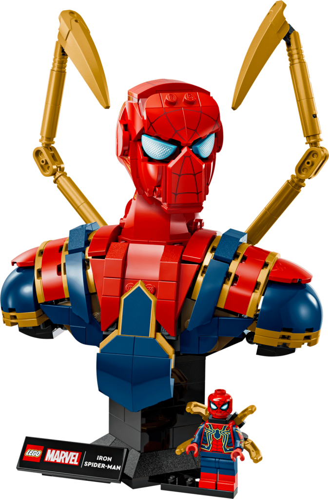 Набір LEGO Marvel 76326 Spider-Man Iron Spider Bust