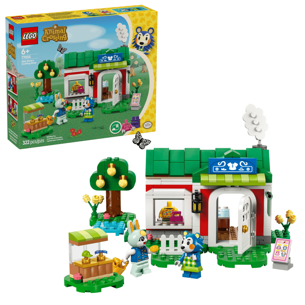 набор LEGO Animal Crossing Able Sisters Clothing Shop 77055