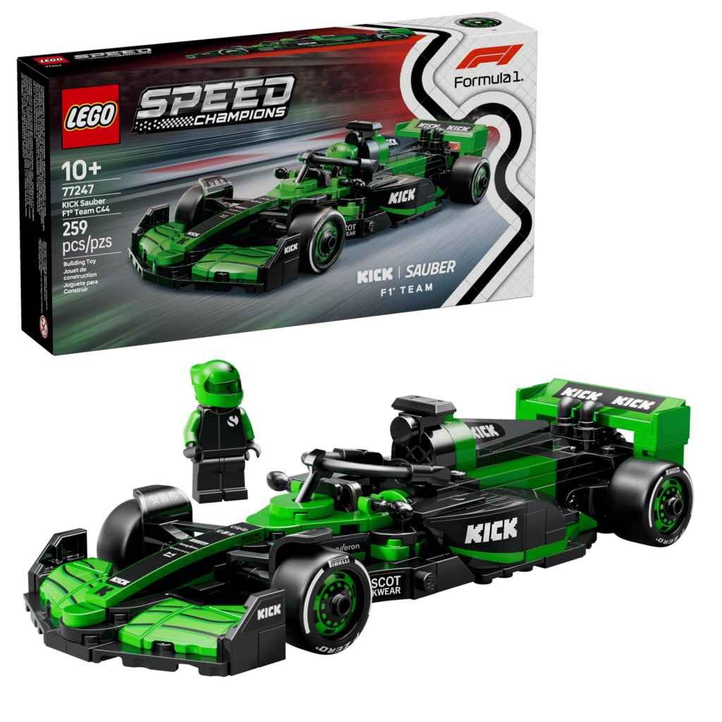 LEGO Speed Champions 77247 KICK Sauber F1 Team C44 Race Car