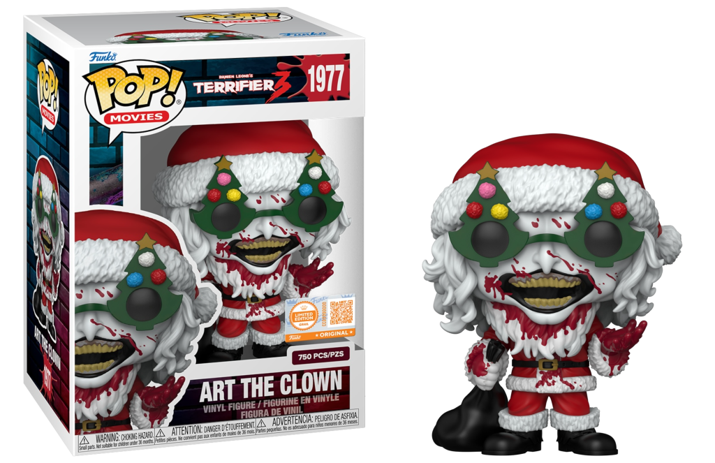 Funko Pop Movies Terrifier Art the Clown (Bloody Santa Suit) #1977