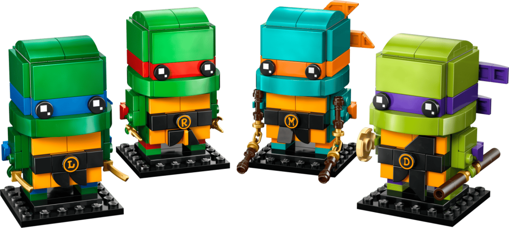 LEGO BrickHeadz 40878 Teenage Mutant Ninja Turtles Figures