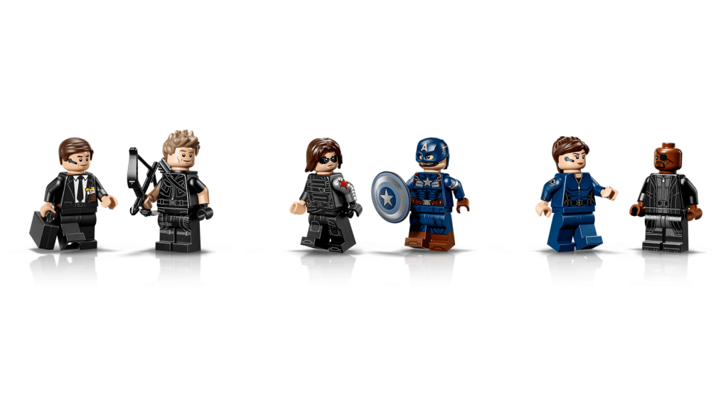 мініфігурки LEGO Marvel 76354 S.H.I.E.L.D. Helicarrier