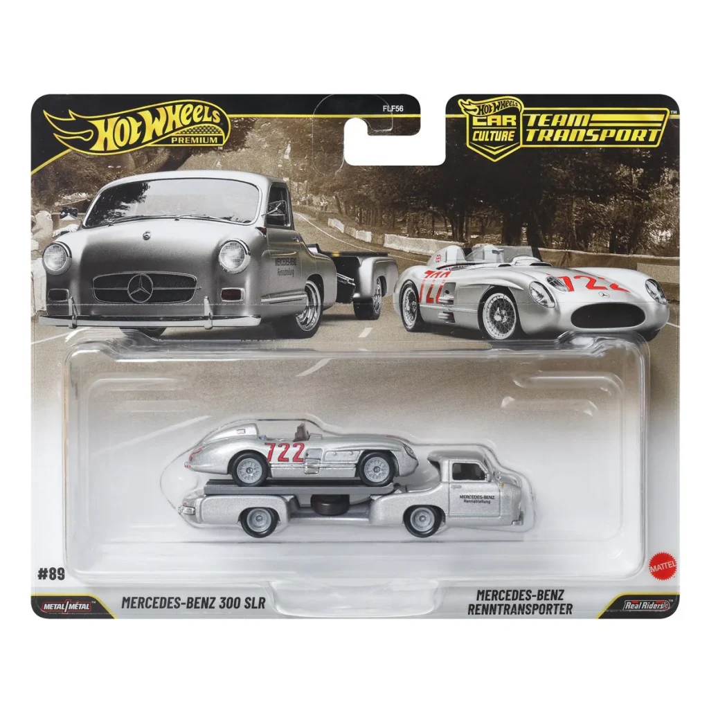 Hot Wheels Mercedes-Benz 300 SLR Uhlenhaut/Mercedes-Benz Renntransporter