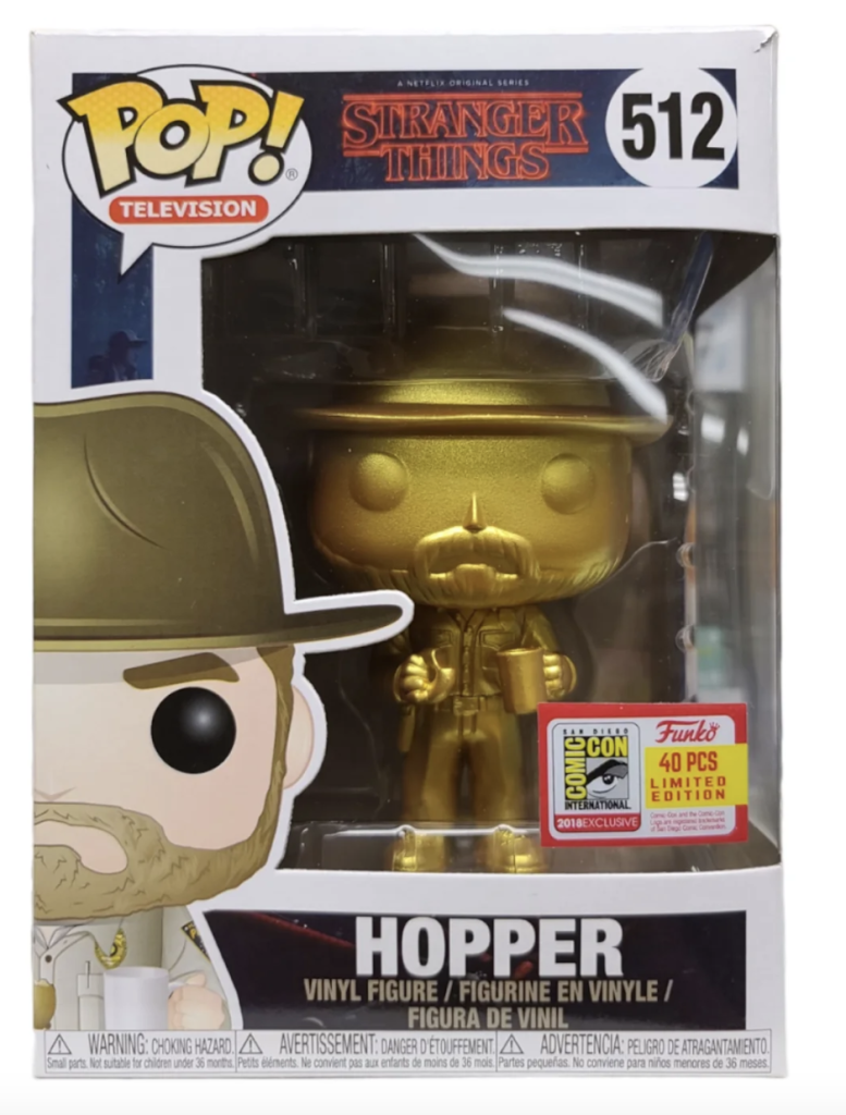 Funko Pop Stranger Things Hopper #512 Golden