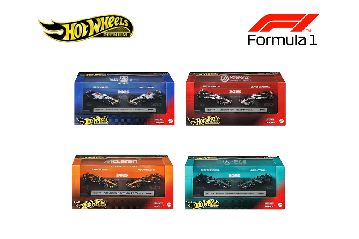 Hot Wheels Premium Formula 1 2025 Livery Mix 1: новий рівень деталізації для фанатів автоспорту