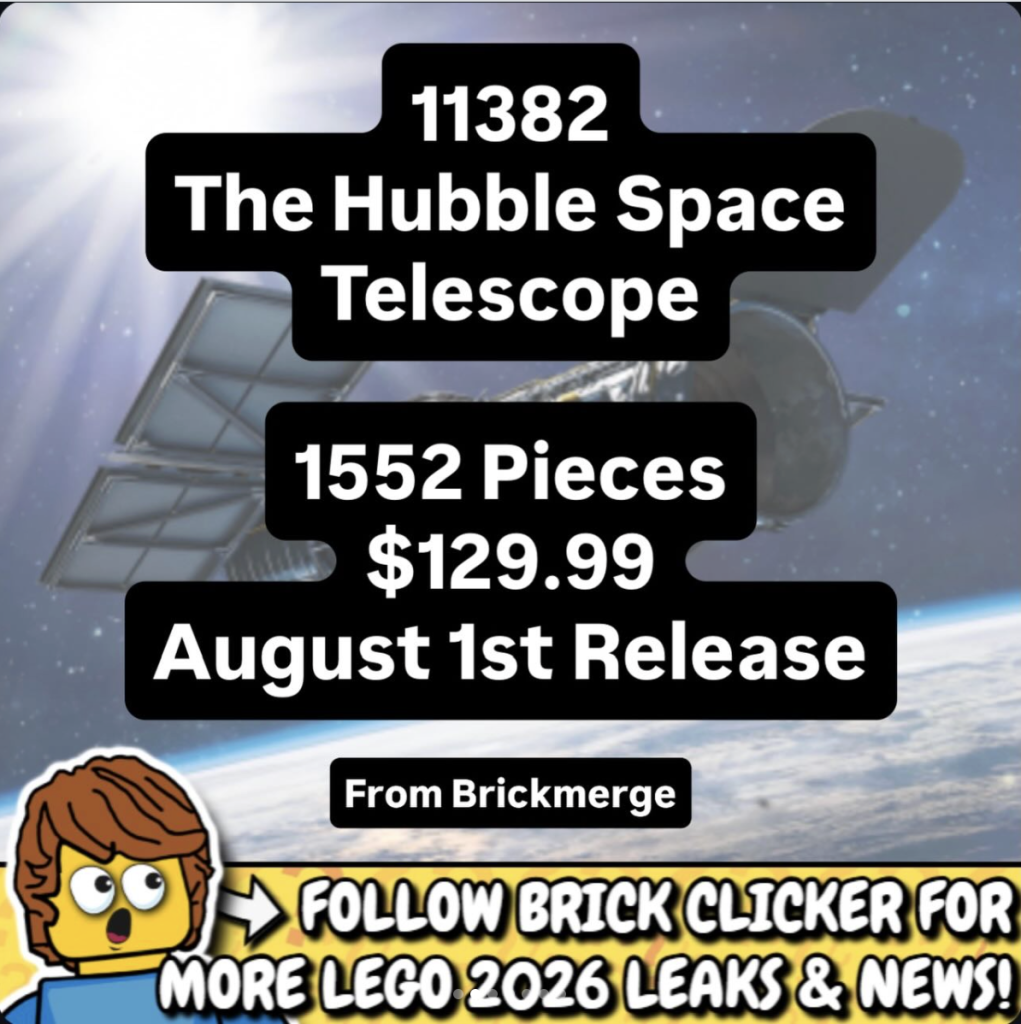 LEGO Icons 11382 Hubble Space Telescope