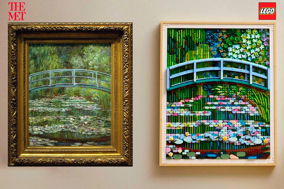 Дизайнер LEGO Art розповів, як створював набір Claude Monet – Bridge over a Pond of Water Lilies