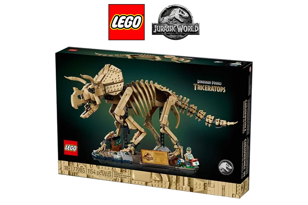 LEGO представила новий набір Jurassic World: 77985 Dinosaur Fossils: Triceratops