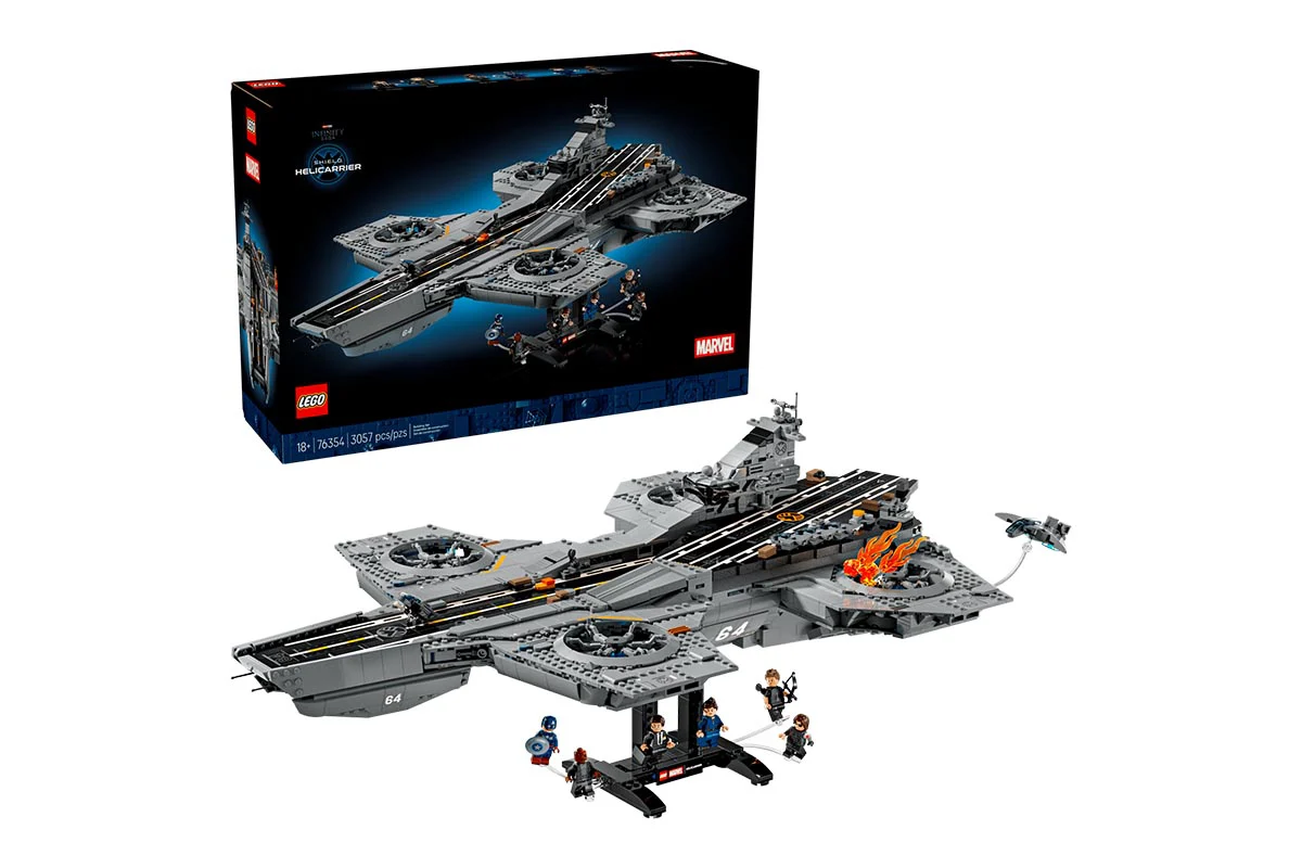 LEGO Marvel представляє новий набір 76354 S.H.I.E.L.D. Helicarrier: масштабний флагман літа 2026 року