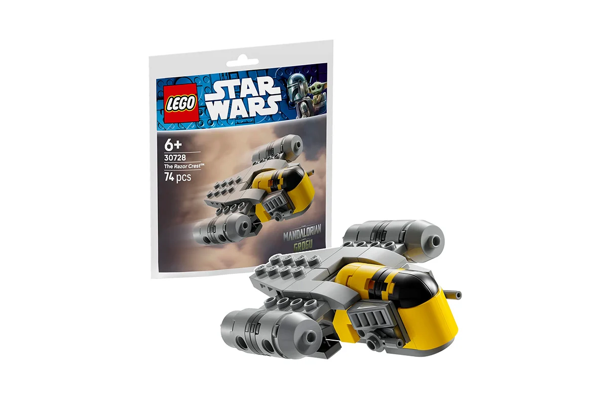Новий polybag LEGO Star Wars 30728 The Razor Crest: культовий корабель повертається у мініформаті