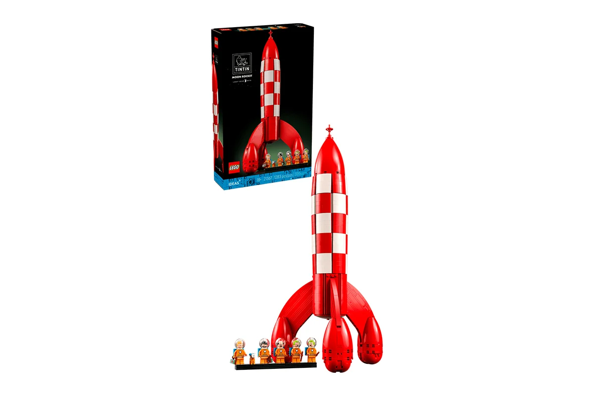 Набір LEGO Ideas 21367 Tintin Moon Rocket офіційно представлено