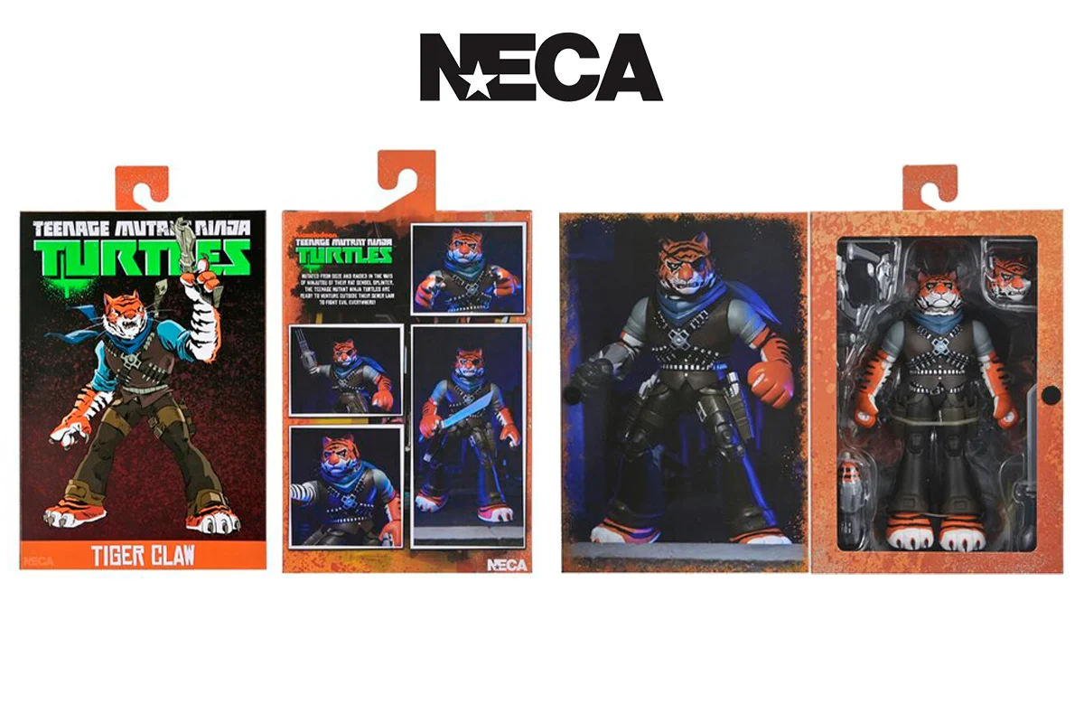 NECA представляє фігурку Ultimate Tiger Claw із мультсеріалу 2012 року від Nickelodeon  «Підлітки-мутанти Черепашки-ніндзя»
