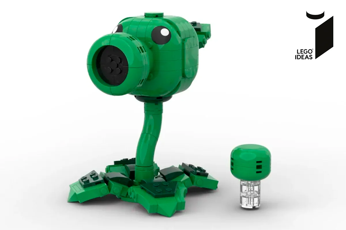 Plants vs. Zombies на LEGO Ideas: Peashooter набрав 10 000 голосів