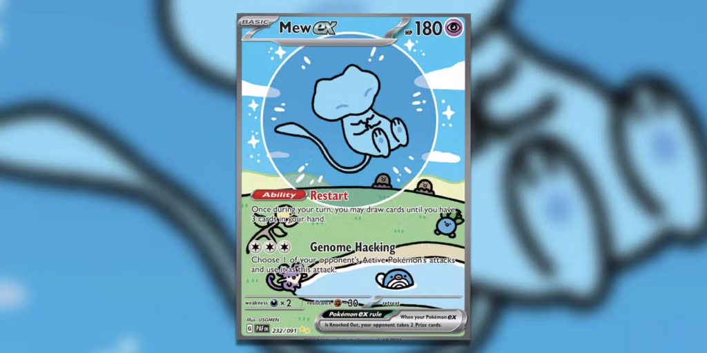 Mew ex — Paldean Fates