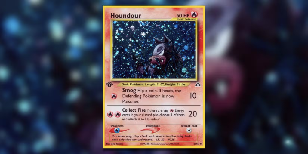 Pokémon TCG Houndour (Holo Rare)