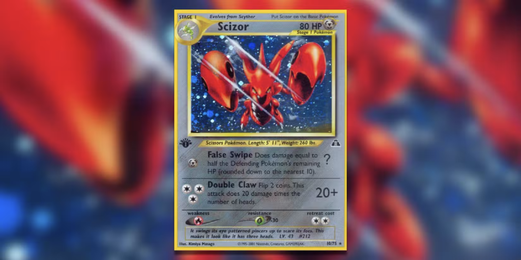 Pokémon TCG Scizor (Holo Rare)