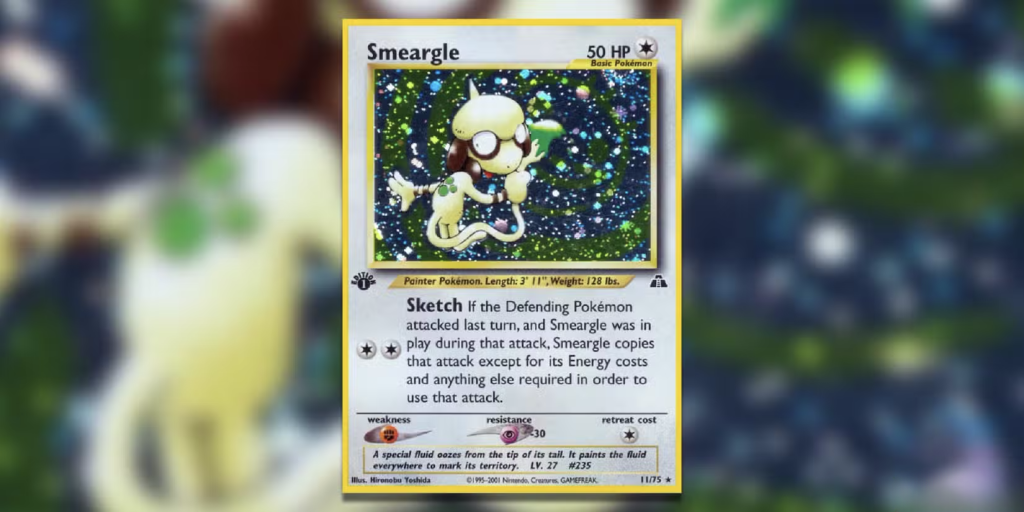 Pokémon TCG Smeargle (Holo Rare)