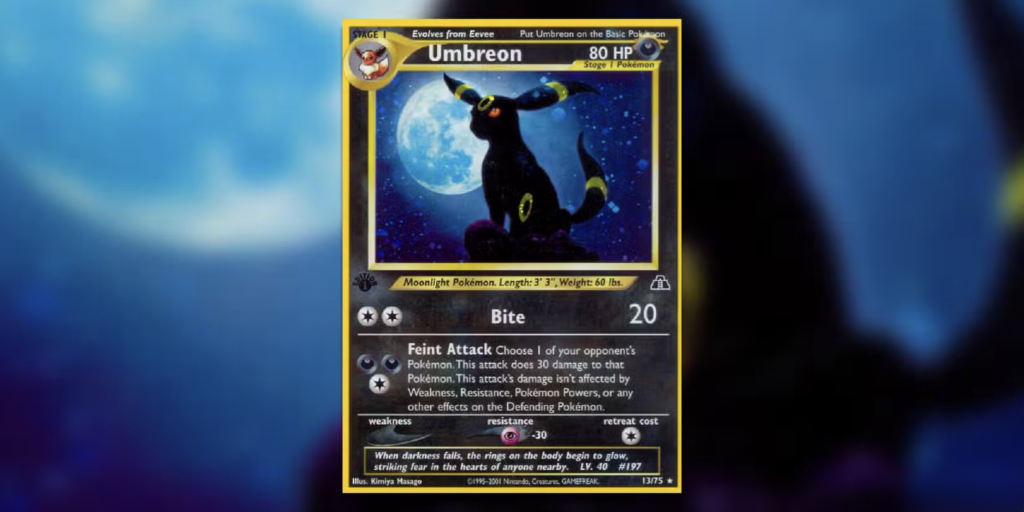 Pokémon TCG Umbreon (Holo Rare)