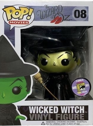 Funko Pop Movies The Wizard of Oz Wicked Witch (Metallic) #08