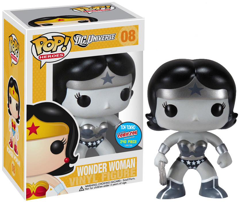 Funko Pop Heroes DC Universe Wonder Woman #08 Black & White