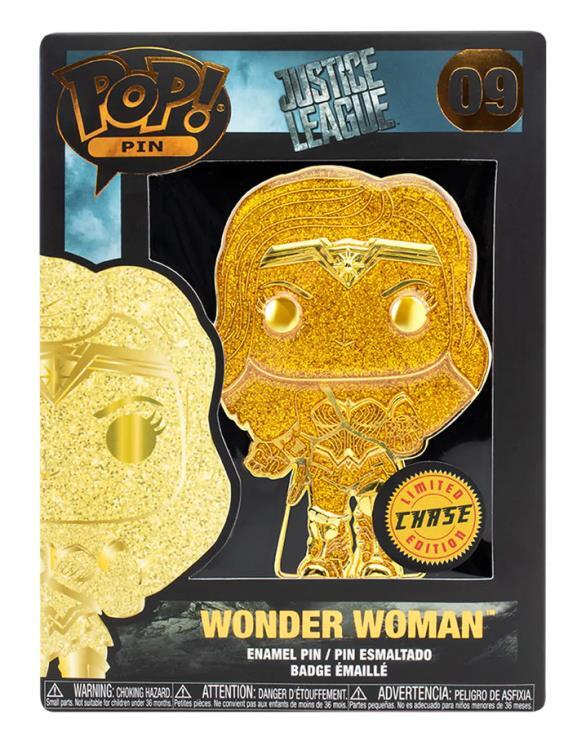Wonder Woman, Pop! Pin (Glitter Gold) – $50
