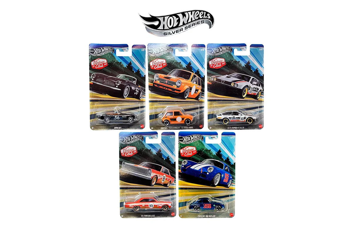 Hot Wheels Vintage Club ’68 Silver Series Mix 2 2026 року: класика автоспорту в новому преміальному виконанні