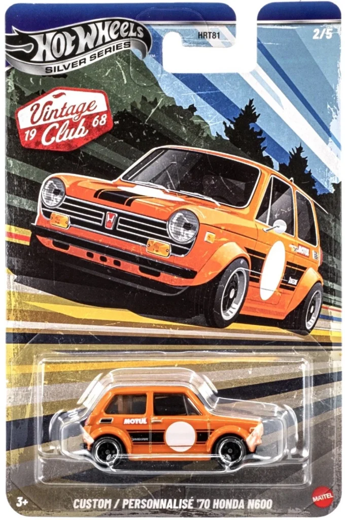Hot Wheels Custom / Personalised ’70 Honda N600 Vintage Club