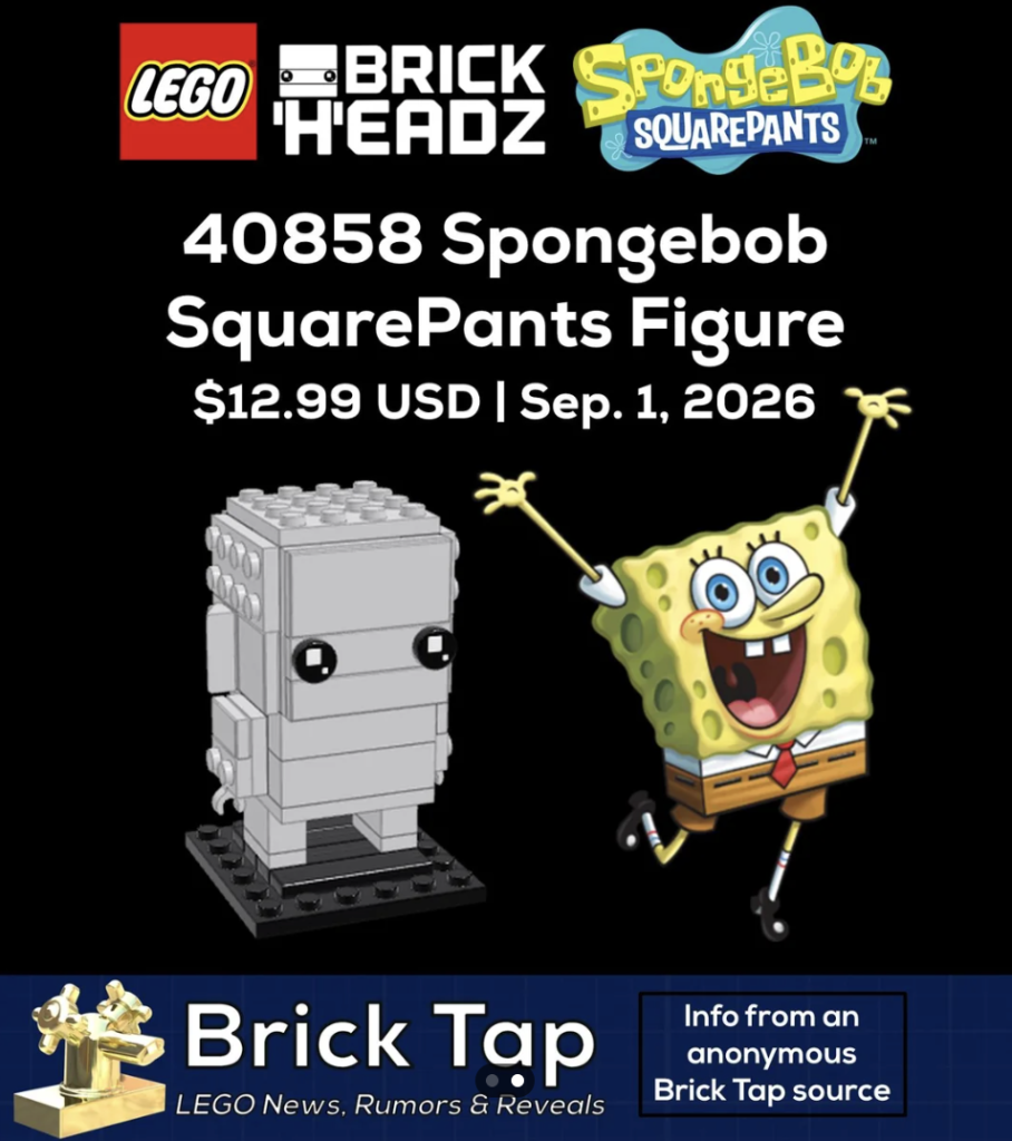 чутки BrickHeadz SpongeBob SquarePants