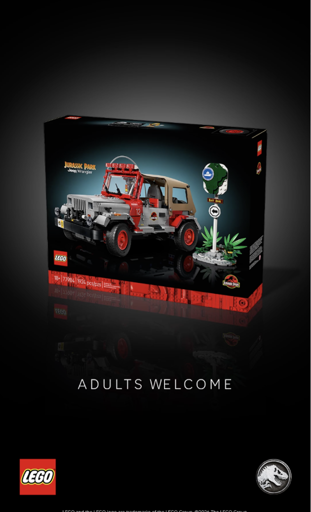 LEGO Jurassic World 77984 Jurassic Park Jeep Wrangler