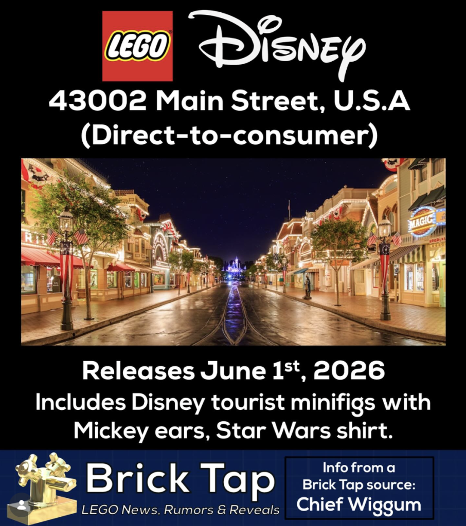 LEGO 43002 Main Street USA