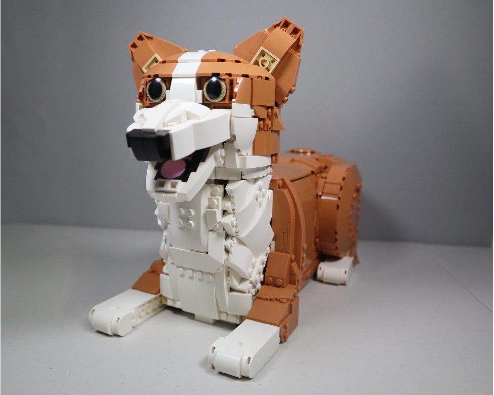 Коргі з набору LEGO Ideas 21376 Orange Cat