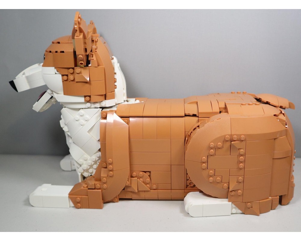 Коргі з набору LEGO Ideas 21376 Orange Cat