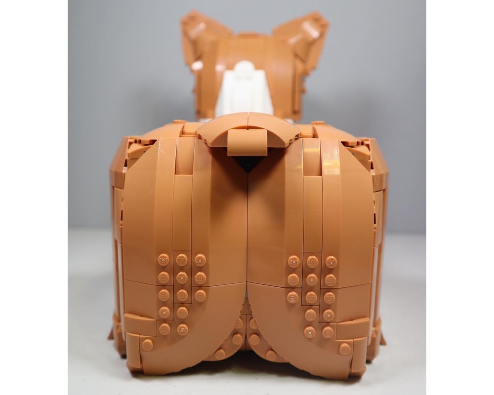 Коргі з набору LEGO Ideas 21376 Orange Cat