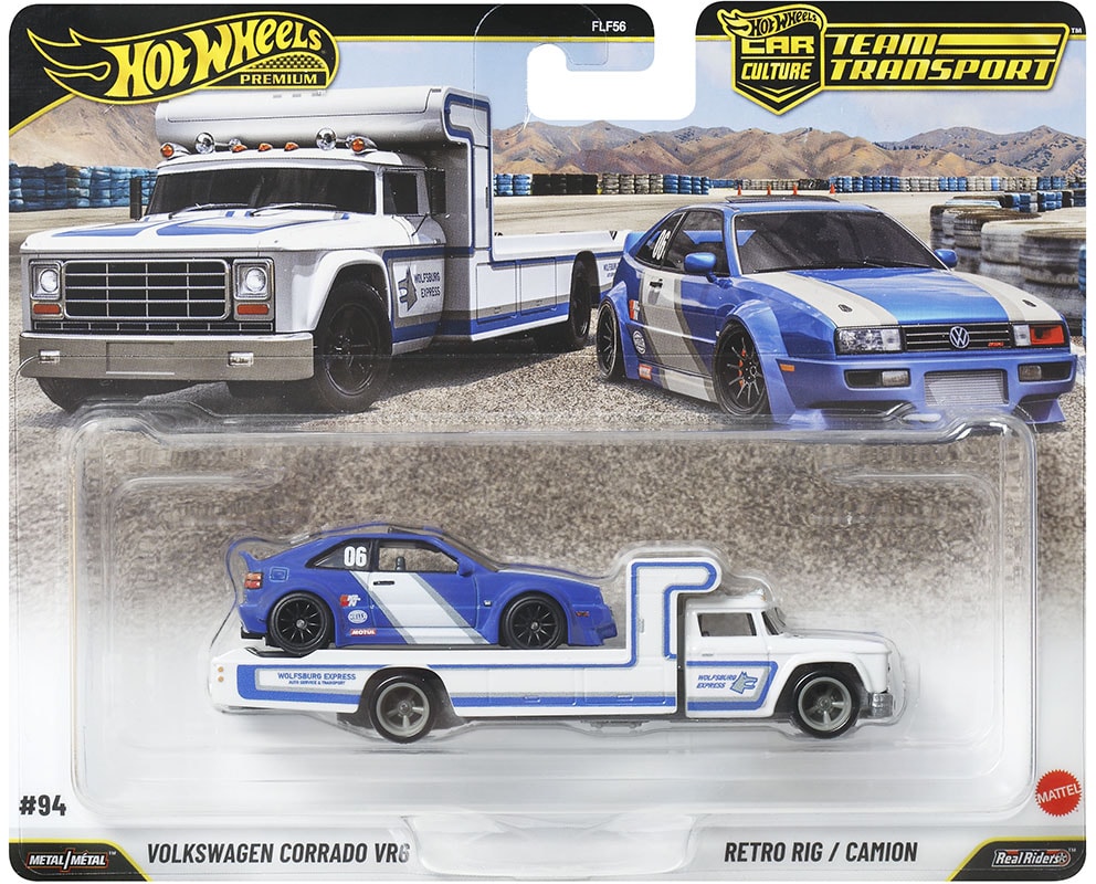 Hot Wheels автомобіль Volkswagen Corrado VR6/транспортер Retro Rig