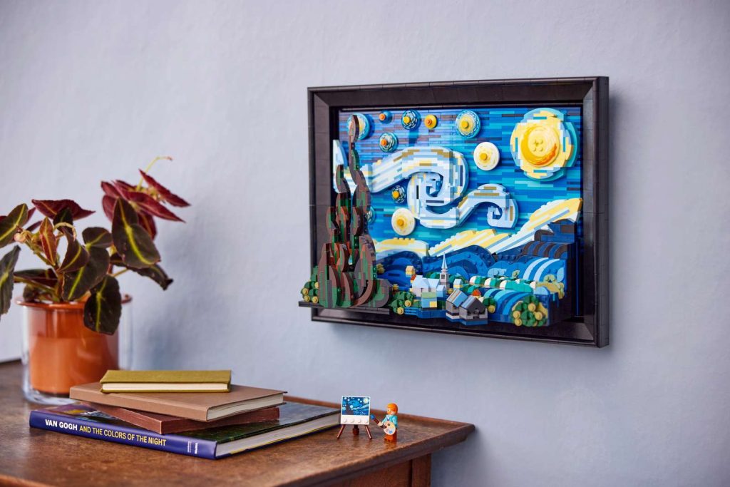 LEGO Ideas 21333 Vincent van Gogh – The Starry Night додає мініфігурка