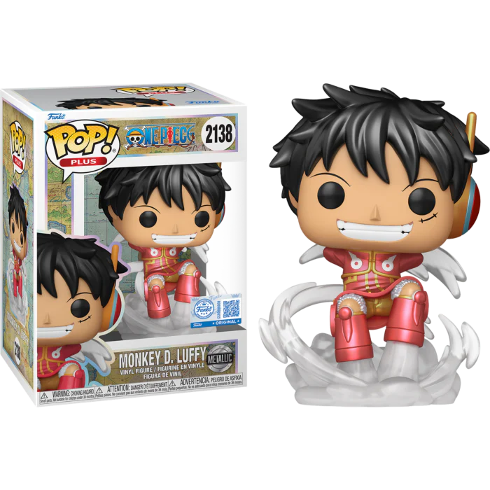 Funko Pop One Piece Monkey D. Luffy Egghead Arc Metallic №2138