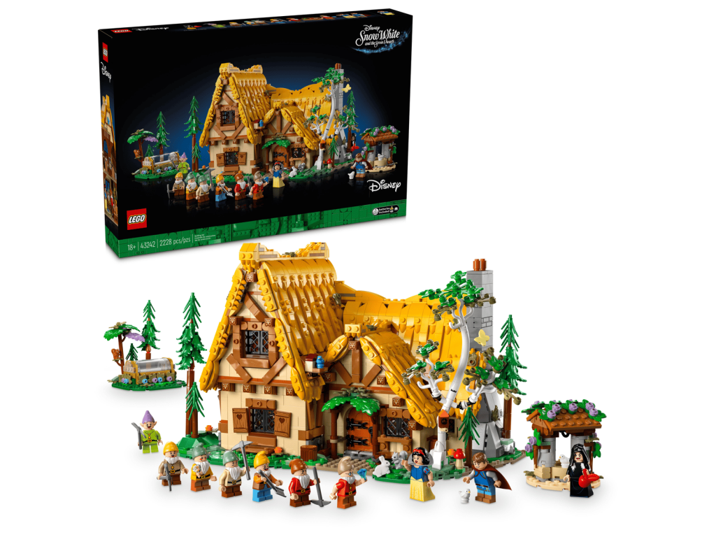 LEGO Disney 43242 Snow White and the Seven Dwarf's Cottage