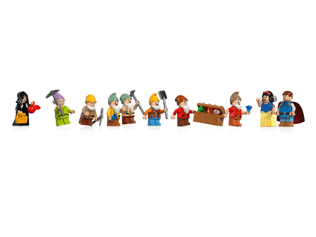 LEGO Disney 43242 Snow White and the Seven Dwarfs' Cottageмініфігурки