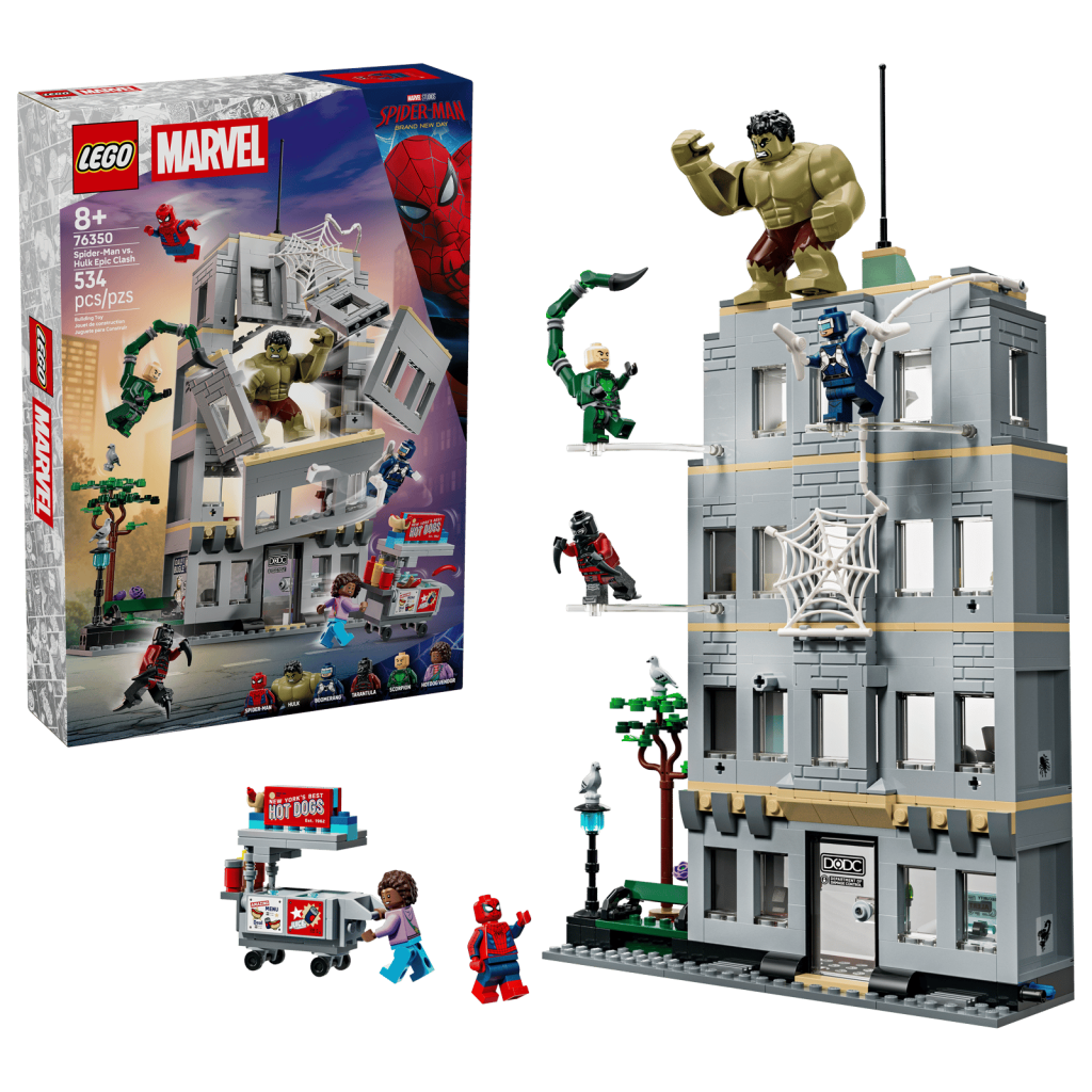 LEGO Marvel 76350 Spider-Man vs. Hulk Epic Clash