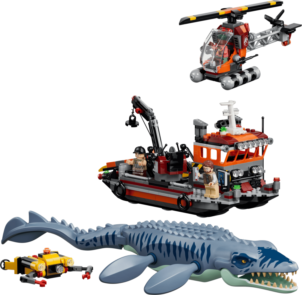 LEGO Jurassic World 77983 Mosasaurus Dinosaur Boat Attack