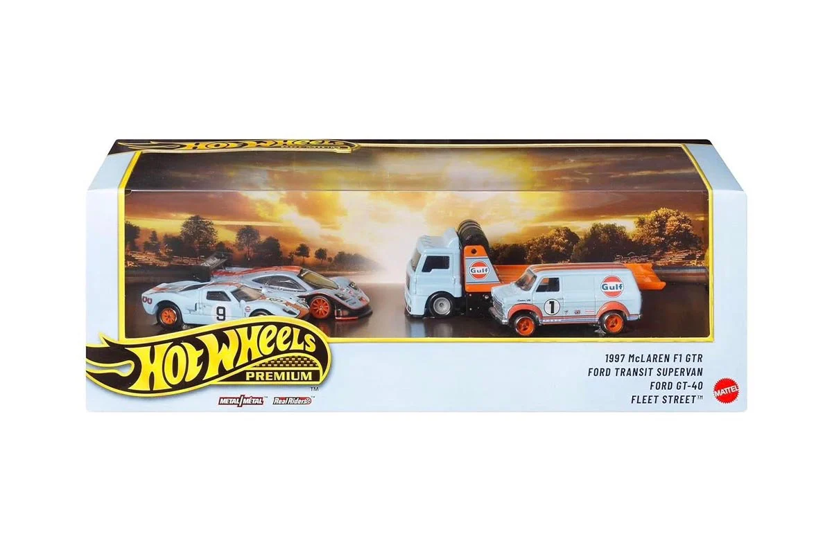 Набір Hot Wheels Premium Collector Gulf 2026 року: легендарна ліврея повертається у преміальному форматі