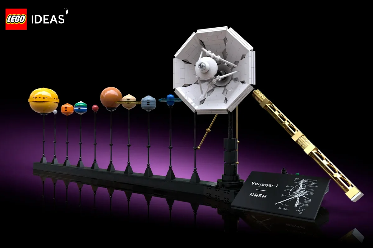 LEGO Ideas 2026 року: фанатський проєкт Voyager досяг 10 000 голосів напередодні 50-річного ювілею космічної місії