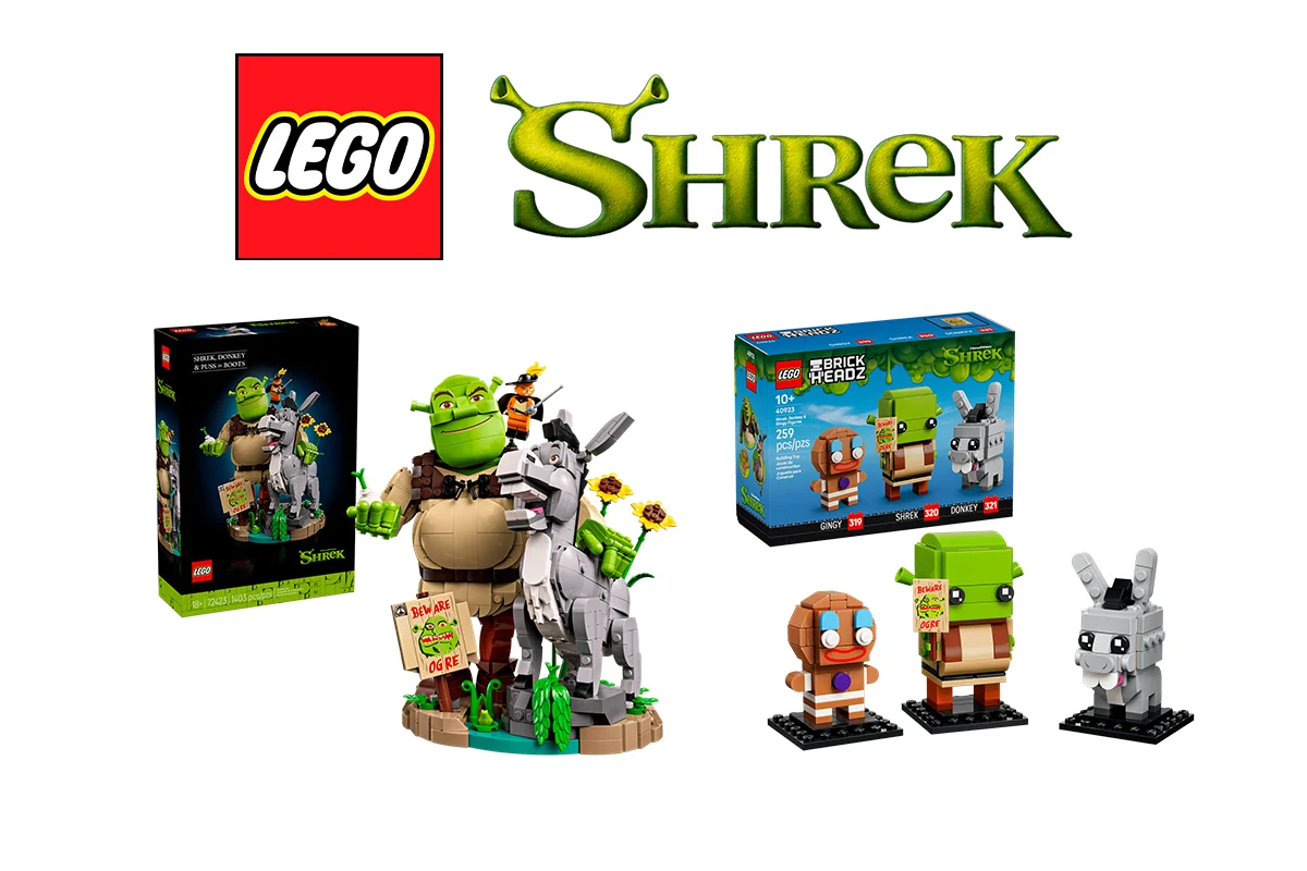 LEGO Shrek святкує 25-річчя: нові набори вже на підході