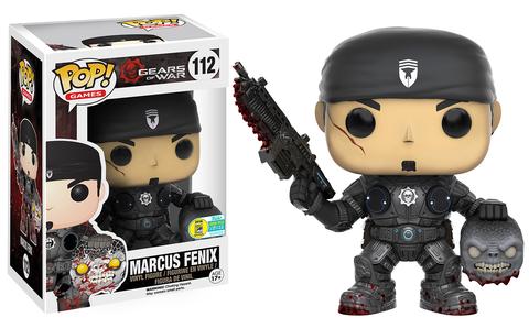 Funko Pop Games Gears of War Marcus Fenix #112 Black Lancer SDCC 2016 1000 PCS