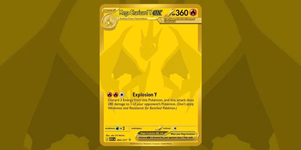 Pokémon TCG Mega Charizard Y ex